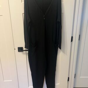 Smash + Tess Wednesday Romper- Midnight Black, Size XL